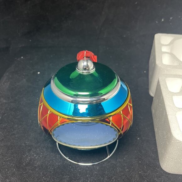 Mr. Christmas Magic Scene Ornament Musical Animated Train Station New In Box - Picture 3 of 8